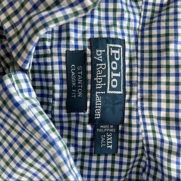 Polo Ralph Lauren Long Sleeve Dress Shirt 2XLT - Picture 3 of 4